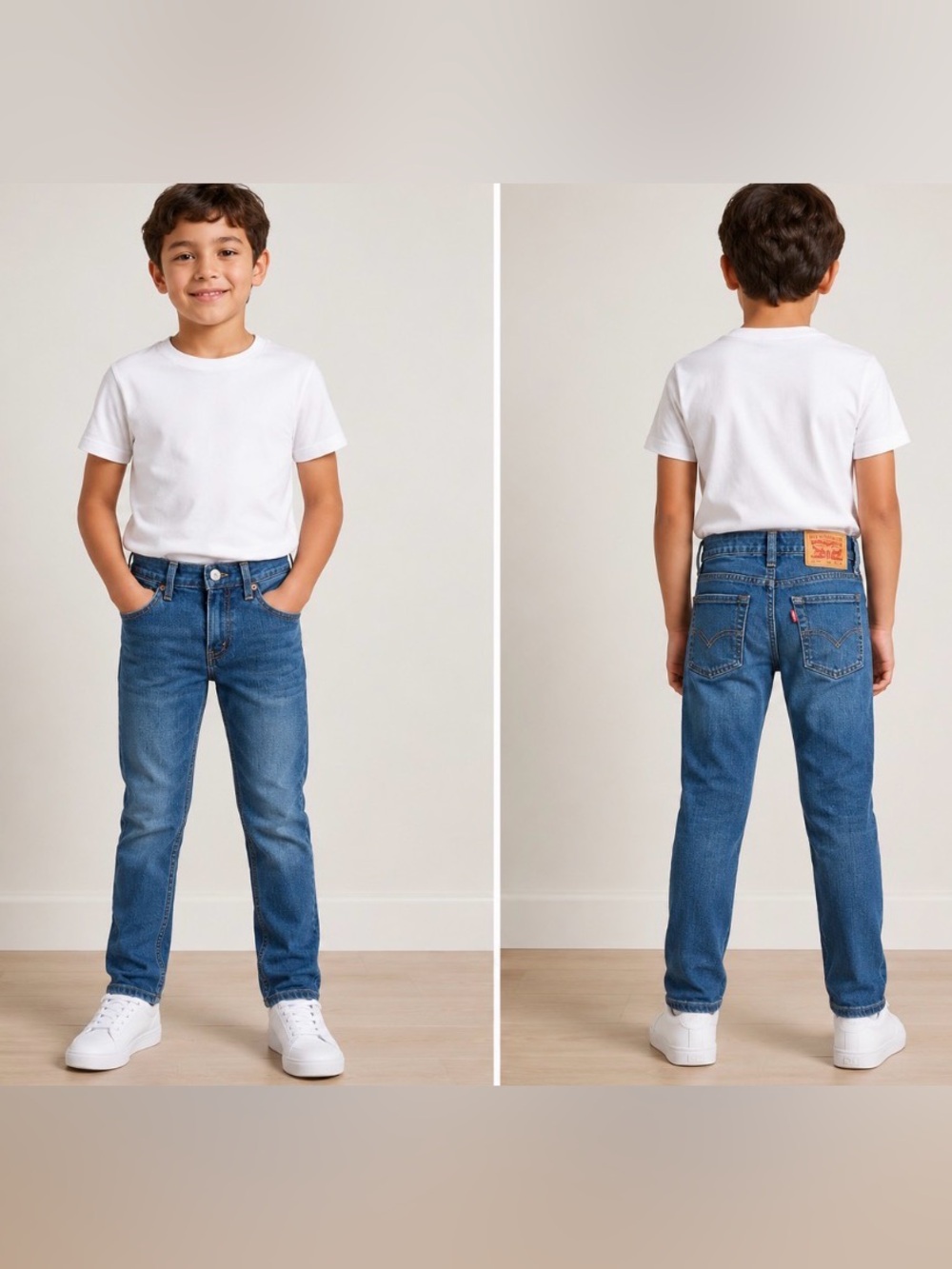 Levi's Kids Medium Blue Straight Jeans